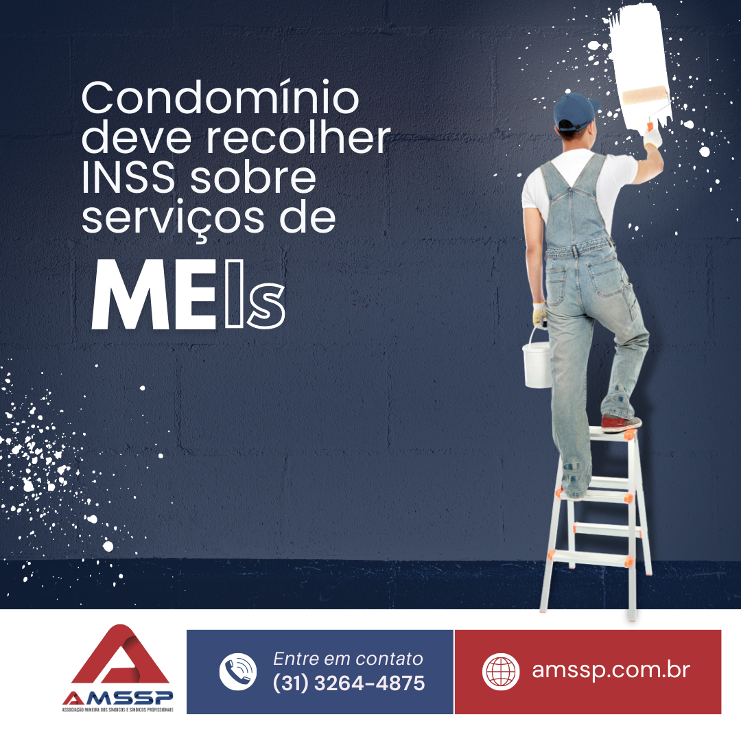 Condomínios devem recolher INSS sobre serviços de MEIs